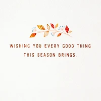 Wishing You Every Good Thing Thanksgiving Card for only USD 6.99 | Hallmark