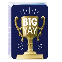 Big Yay Gold Trophy Congratulations Card for only USD 2.99 | Hallmark