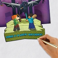 Minecraft Make it Great Musical Pop-Up Birthday Card for Kids for only USD 7.99 | Hallmark