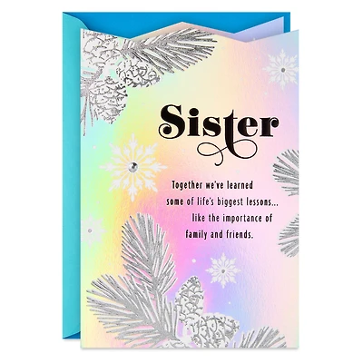 So Lucky to Have You as My Sister Christmas Card for only USD 5.99 | Hallmark