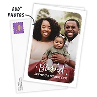 Blessed White Frame Custom Card for only USD 4.99 | Hallmark