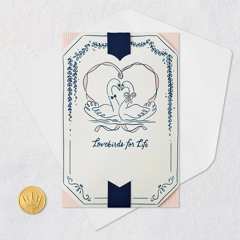 Lovebirds for Life Wedding Card for only USD 6.59 | Hallmark