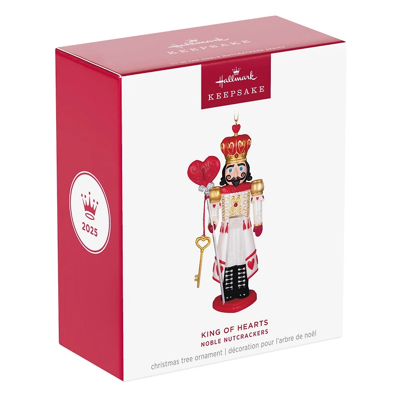 Noble Nutcrackers King of Hearts Ornament for only USD 31.99 | Hallmark