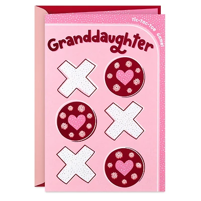 Loving You Is Super Easy Valentine's Day Card for Granddaughter With Tic-Tac-Toe Game for only USD 5.99 | Hallmark