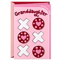 Loving You Is Super Easy Valentine's Day Card for Granddaughter With Tic-Tac-Toe Game for only USD 5.99 | Hallmark