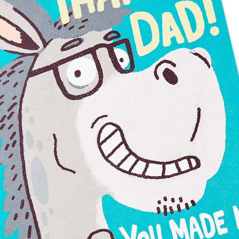 Thanks for Making Me a Giant Smart-Ass Funny Pop-Up Father's Day Card for Dad for only USD 5.99 | Hallmark
