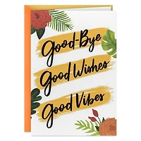 Good Wishes and Good Vibes Goodbye Card for only USD 4.59 | Hallmark