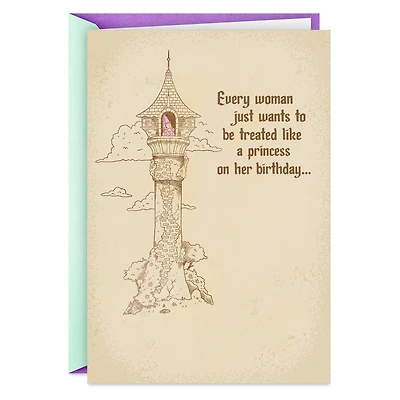 Treated Like a Princess Funny Birthday Card for Her for only USD 3.99 | Hallmark