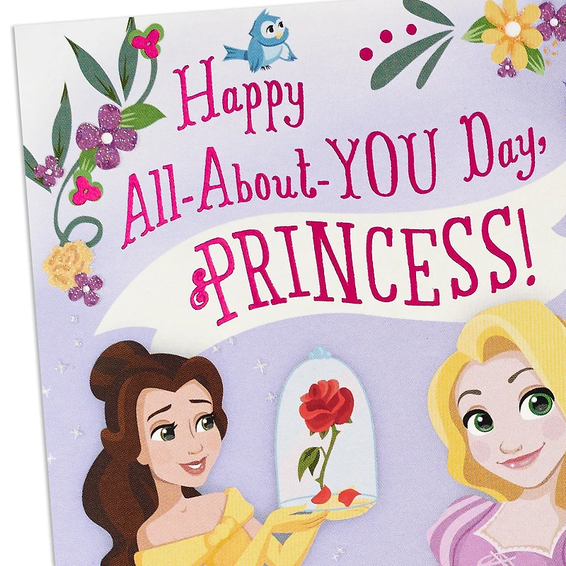 Disney Princesses All-About-You-Day Birthday Card with Door Hanger for only USD 5.99 | Hallmark
