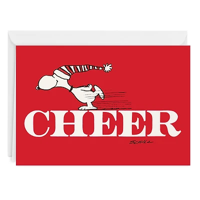 Peanuts® Snoopy Cheer Custom Holiday Card for only USD 4.99 | Hallmark