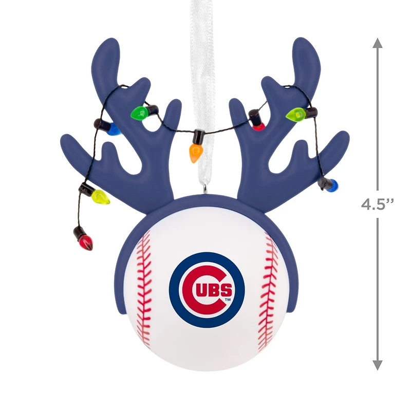 MLB Chicago Cubs™ Reindeer Baseball Hallmark Ornament for only USD 12.99 | Hallmark