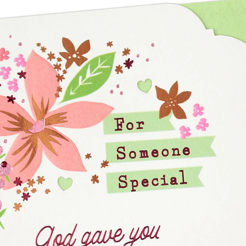 God Gave You a Wonderful Mama's Heart Religious Mother's Day Card for only USD 5.99 | Hallmark