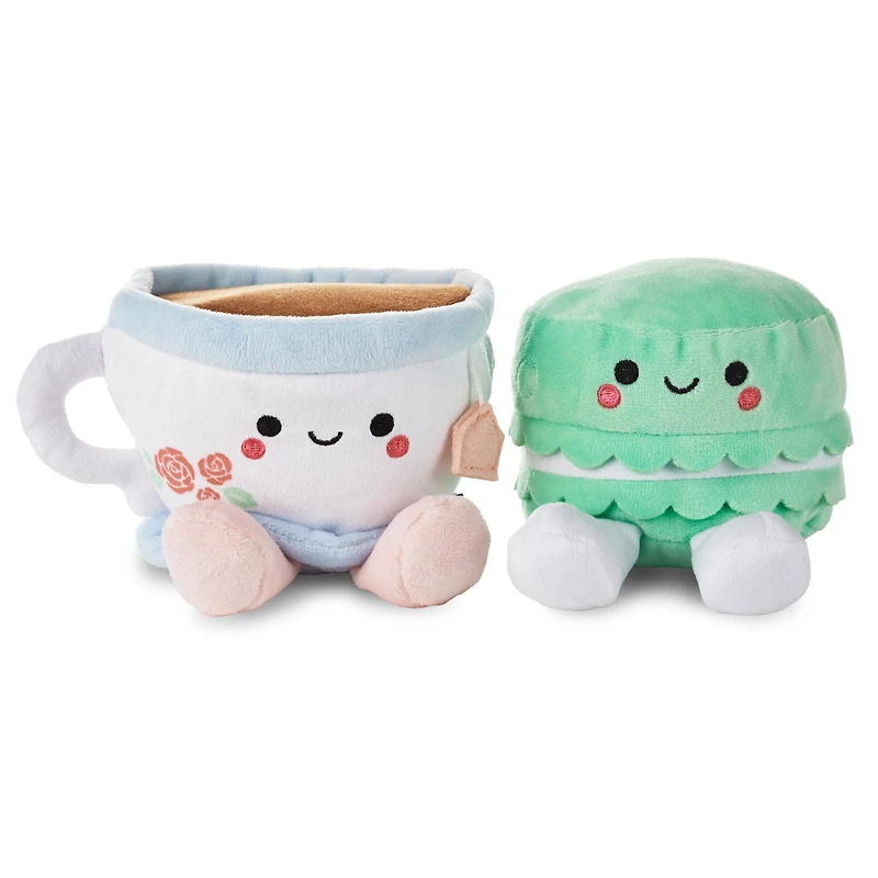 Better Together Teacup and Macaron Cookie Magnetic Plush Pair, 3.5" for only USD 16.99 | Hallmark