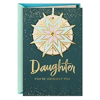 You're Uniquely You Christmas Card for Daughter With Ornament for only USD 7.99 | Hallmark