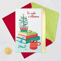 You Help Students Shine Christmas Thank-You Card for Teacher for only USD 3.59 | Hallmark