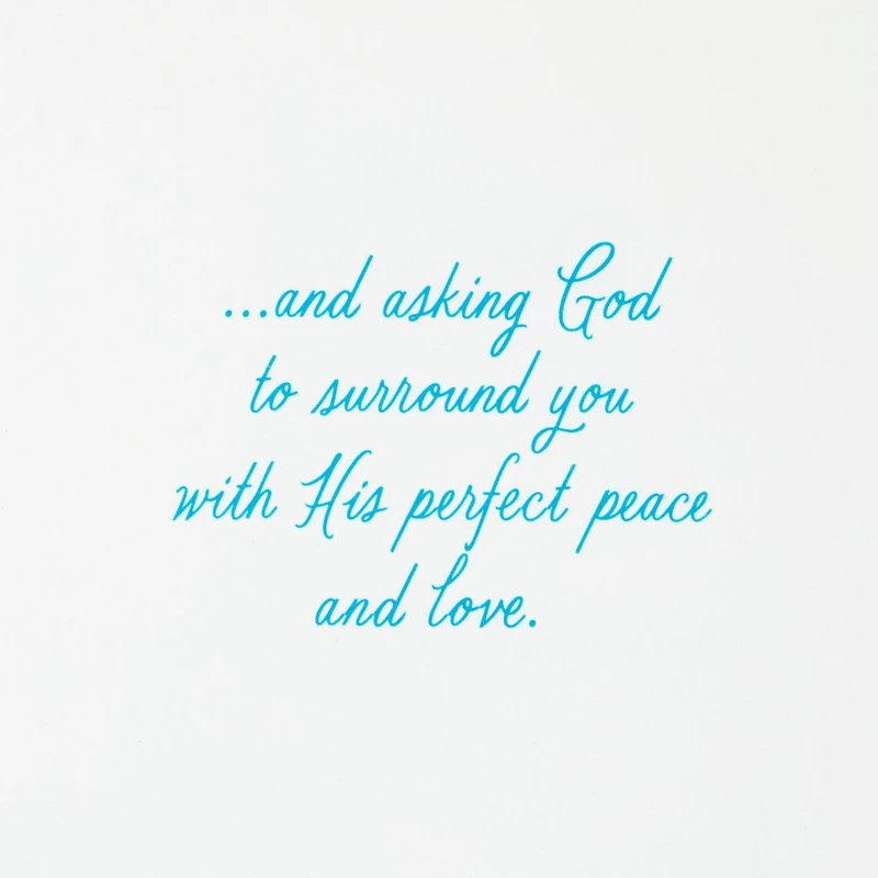 God's Peace and Love For You Religious Sympathy Card for only USD 3.99 | Hallmark