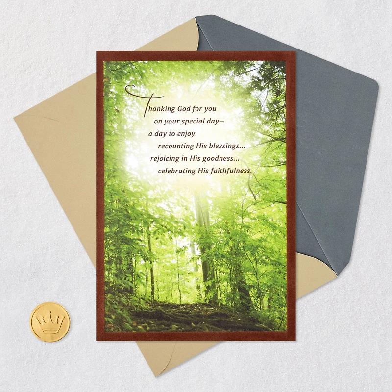 Thanking God for You Religious Birthday Card for only USD 4.99 | Hallmark