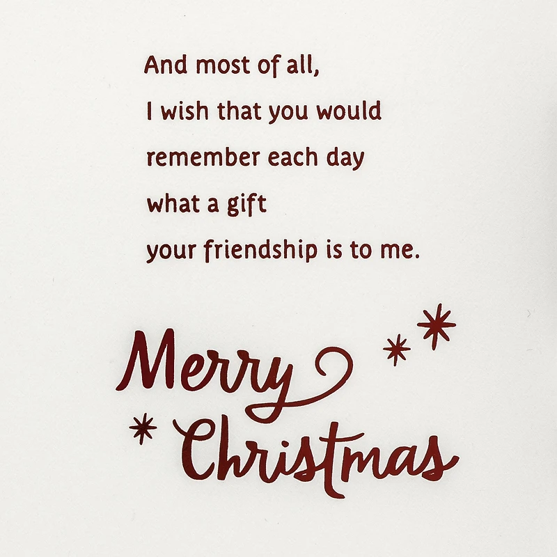 Your Friendship Is a Gift Christmas Card for Friend for only USD 5.59 | Hallmark