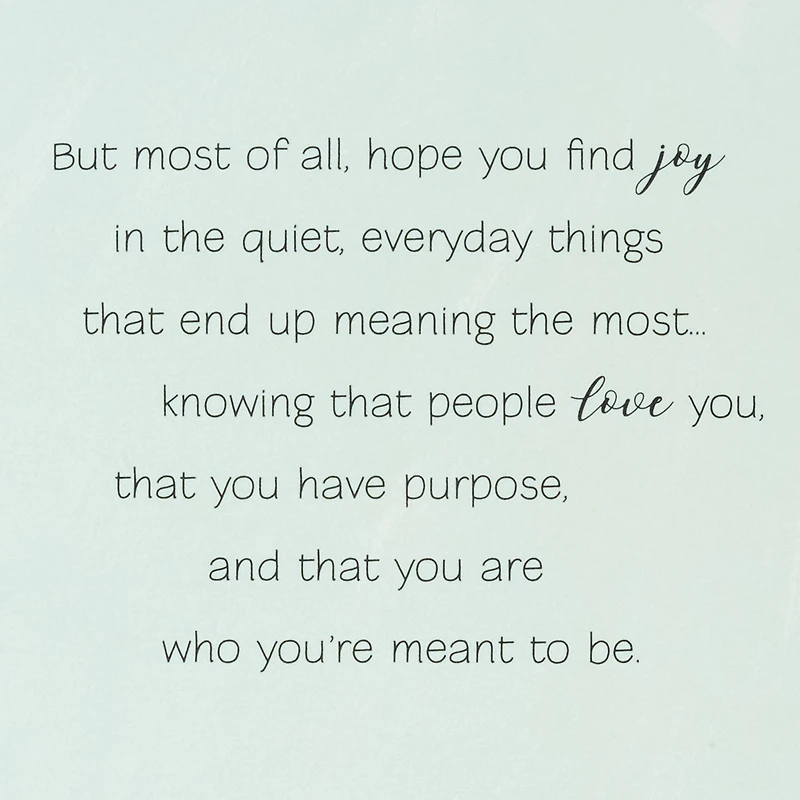 Wishing You Everything That Brings You Joy Birthday Card for Niece for only USD 6.99 | Hallmark