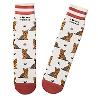 I Love My Yorkie Crew Socks for only USD 12.99 | Hallmark
