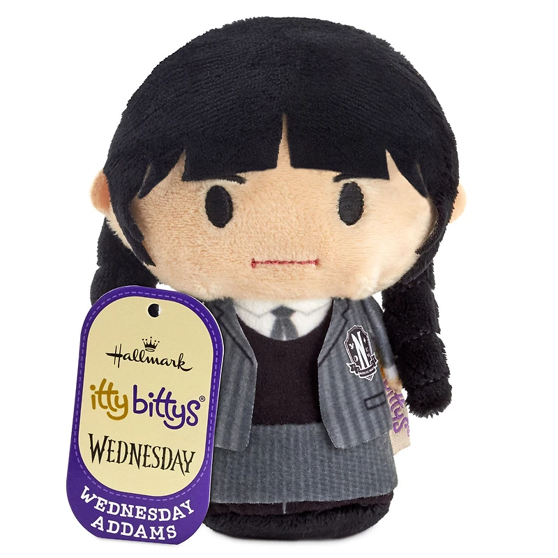 itty bittys® Wednesday Addams Plush for only USD 10.99 | Hallmark