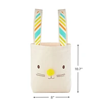 10.7" Canvas Fabric Bunny Face Medium Gift Bag for only USD 8.99 | Hallmark