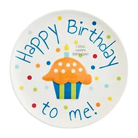 Mud Pie Musical Orange Cupcake Birthday Plate, 8" for only USD 20.00 | Hallmark