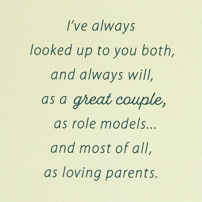 Proud to Call You My Parents Anniversary Card for only USD 7.99 | Hallmark