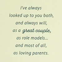 Proud to Call You My Parents Anniversary Card for only USD 7.99 | Hallmark