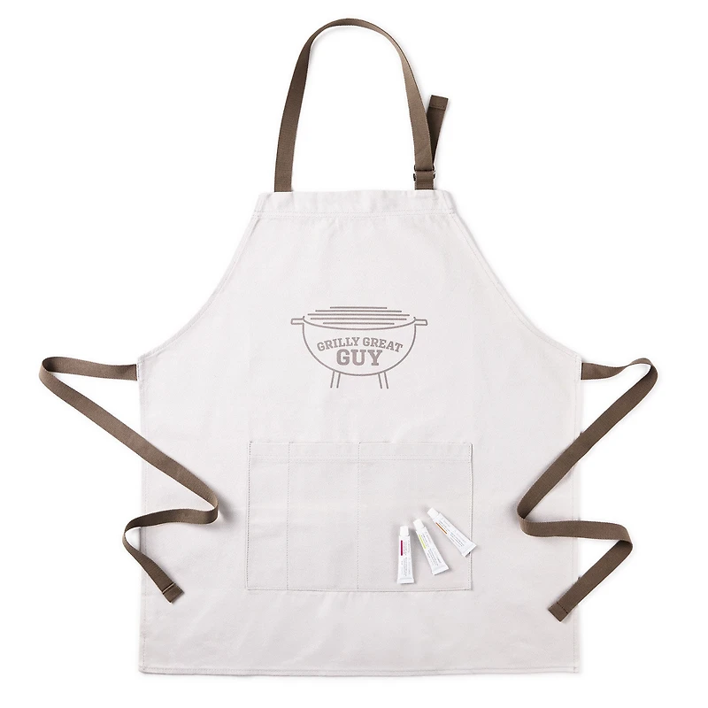 Grilly Great Guy Adult Apron Handprint Kit for only USD 34.99 | Hallmark