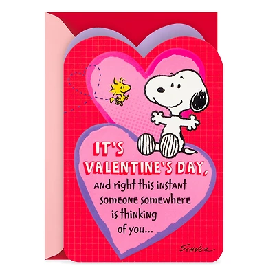 Peanuts® Snoopy Thinking of You Valentine's Day Card for only USD 3.59 | Hallmark