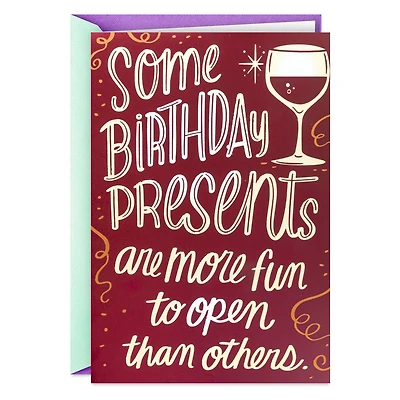 A Toast to You Wine Bottle Birthday Card for only USD 4.99 | Hallmark