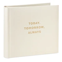 Today, Tomorrow, Always Gold on Cream Linen Photo Album for only USD 28.99 | Hallmark