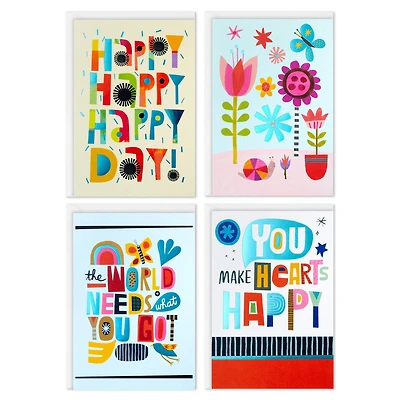 Trendy Lettering Boxed All-Occasion Cards Assortment, Pack of 12 for only USD 8.99 | Hallmark