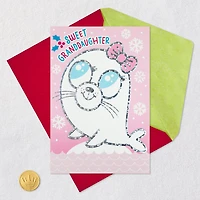 Cute Seal Christmas Card for Granddaughter for only USD 3.99 | Hallmark