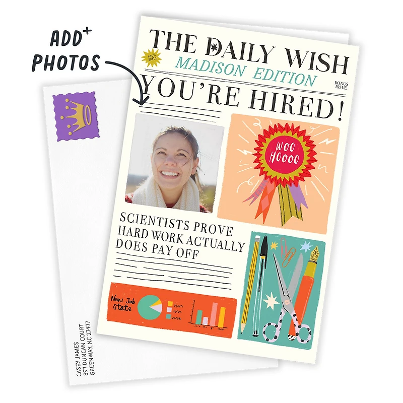 New Job News Custom Congratulations Card for only USD 4.99 | Hallmark