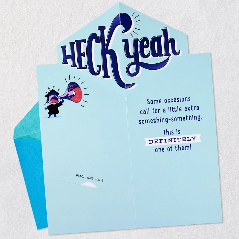 Heck Yeah Funny Pop-Up Money Holder 2026 Graduation Card for only USD 5.99 | Hallmark