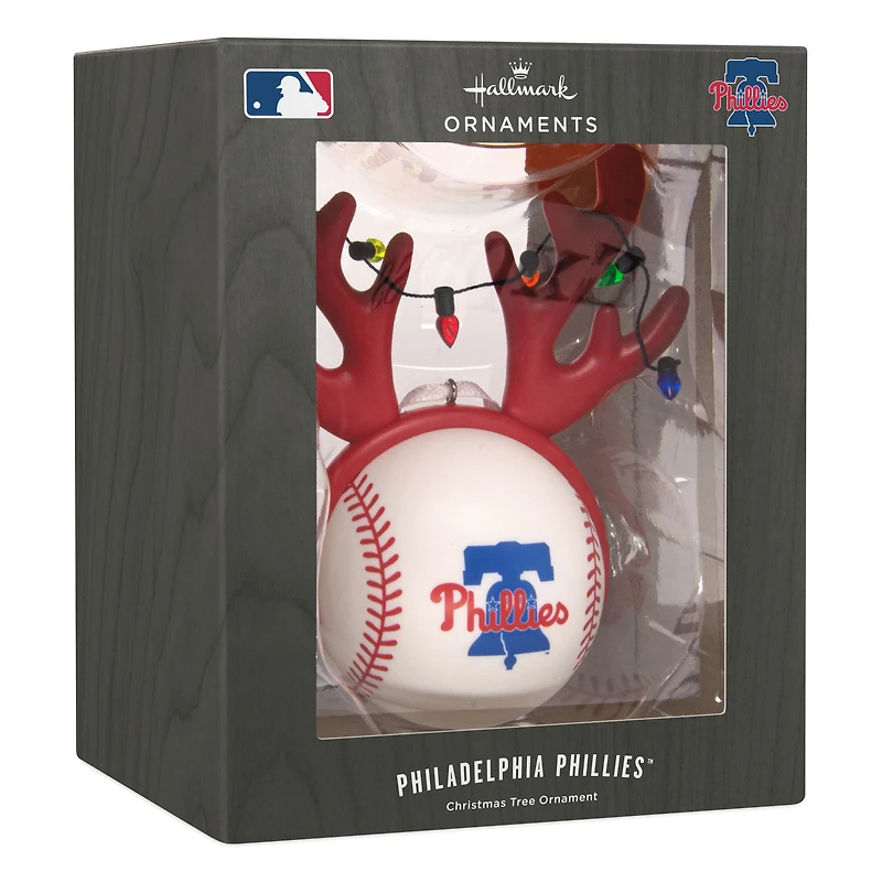 MLB Philadelphia Phillies™ Reindeer Baseball Hallmark Ornament for only USD 12.99 | Hallmark