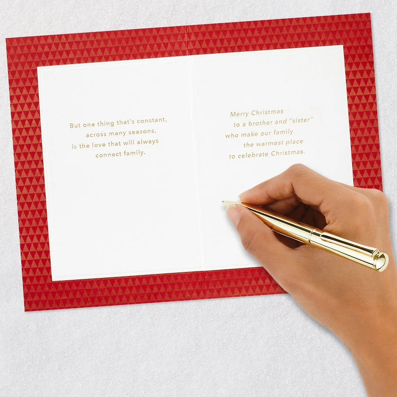 Love Connects Us Christmas Card for Brother and Sister-in-Law for only USD 5.59 | Hallmark