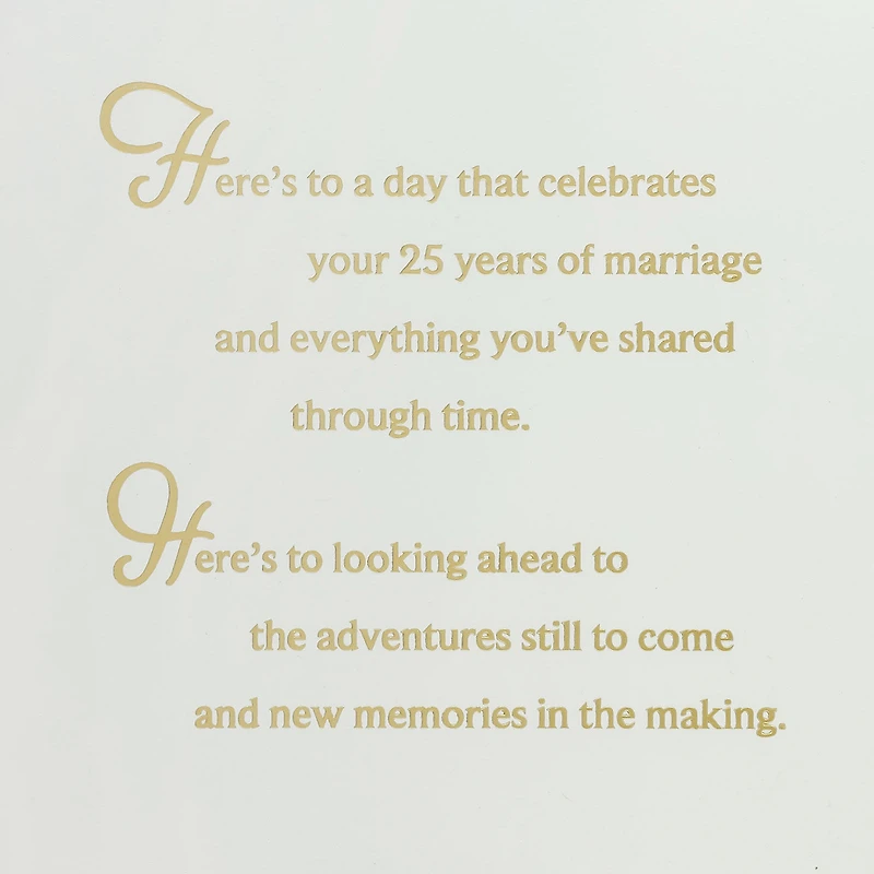 Here's to You Two and a Lifetime of Love 25th Anniversary Card for only USD 7.59 | Hallmark