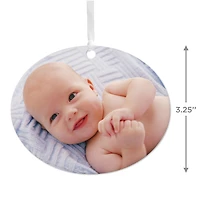 Horizontal Oval Metal Personalized Ornament, Custom Photo for only USD 17.99 | Hallmark