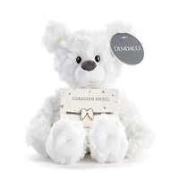 Demdaco Guardian Angel White Plush Bear With Angel Wings Bracelet for only USD 17.00 | Hallmark