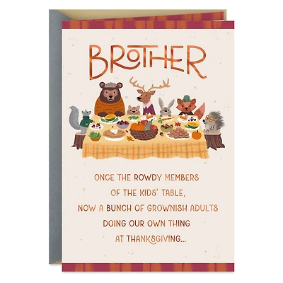 A Season of Love and Gratitude Thanksgiving Card for Brother for only USD 2.99 | Hallmark