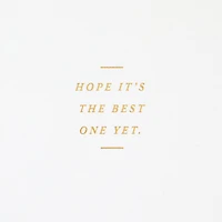 Hope It's the Best One Yet Birthday Card for Dad for only USD 5.99 | Hallmark