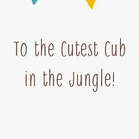 Cutest Cub in the Jungle First Birthday Card for Boys for only USD 3.99 | Hallmark
