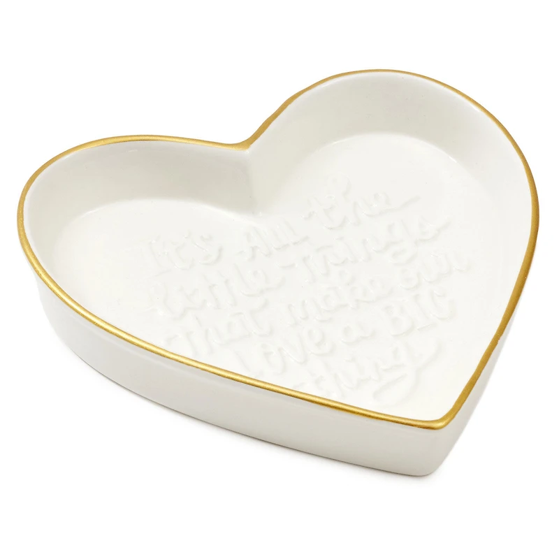 All the Little Things Heart-Shaped Trinket Dish for only USD 22.99 | Hallmark