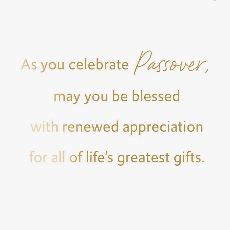 Tradition, Faith, Reflection Passover Card for only USD 2.99 | Hallmark