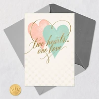 Two Hearts, One Love Religious Wedding Card for only USD 3.99 | Hallmark
