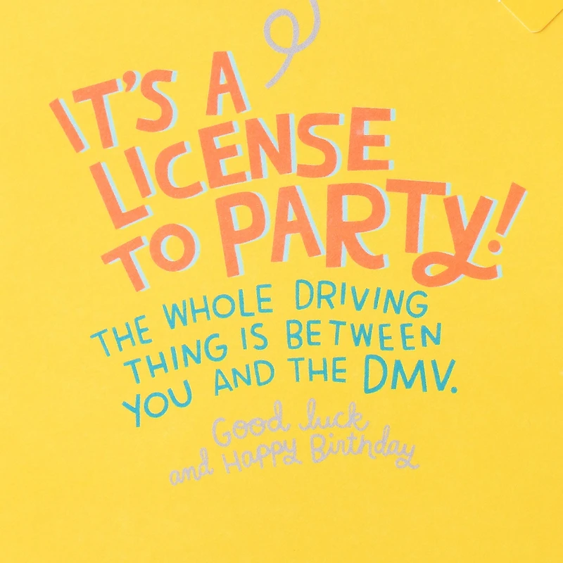 License to Party Funny Pop-Up 16th Birthday Card for only USD 4.99 | Hallmark