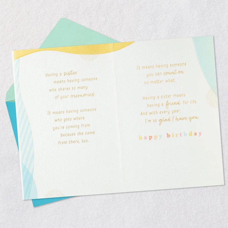 A Friend for Life Birthday Card for Sister for only USD 5.59 | Hallmark